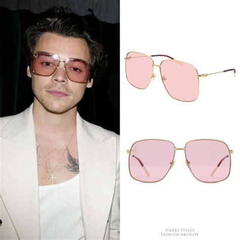 harry styles pink gucci sunglasses